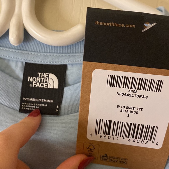 Northface Beta Blue Ensei Tee - Picture 2 of 4